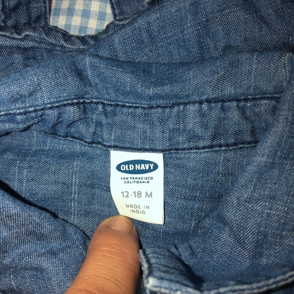 Toddler Chambray Button up - Picture 2 of 2